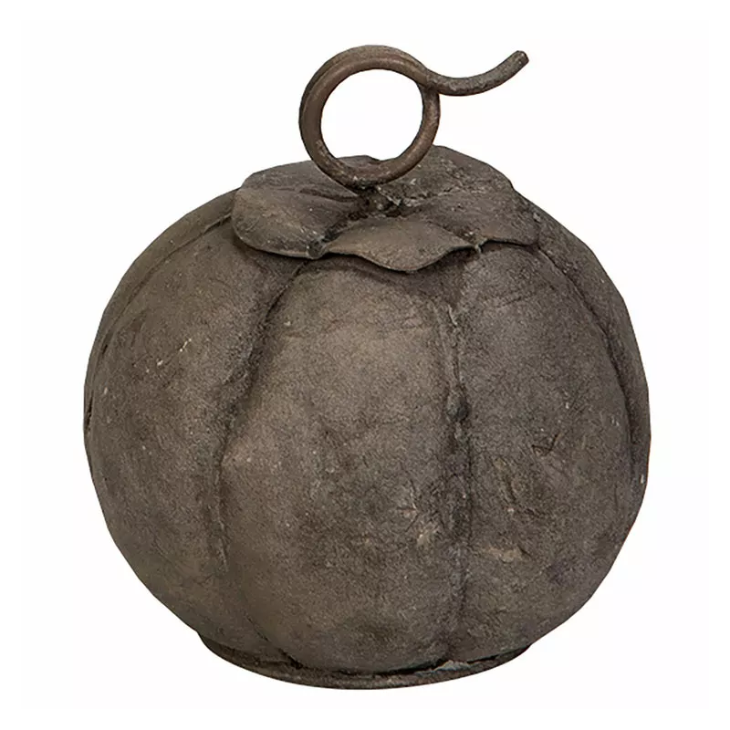 Mała Figurka Metalowej Dyni Loft – Elegancki Dodatek na Jesień i Halloween