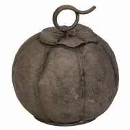 Mała Figurka Metalowej Dyni Loft – Elegancki Dodatek na Jesień i Halloween