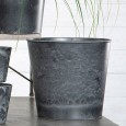 Doniczka Duża – Szara Imitacja Kamienia – Ekologiczny Wybór