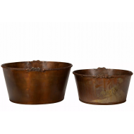 Komplet Doniczek Misa w Stylu Loft – Idealne na Bonsai i Rośliny Domowe