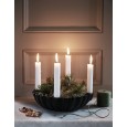 Świecznik Kandelabr z Czarnego Żeliwa – Nowoczesna Dekoracja na Cztery Świece
