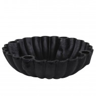 Świecznik Kandelabr z Czarnego Żeliwa – Nowoczesna Dekoracja na Cztery Świece