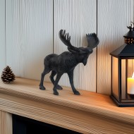 Figurka Łosia – Elegancki Czarny Mat