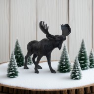 Figurka Łosia – Elegancki Czarny Mat