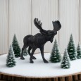 Figurka Łosia – Elegancki Czarny Mat