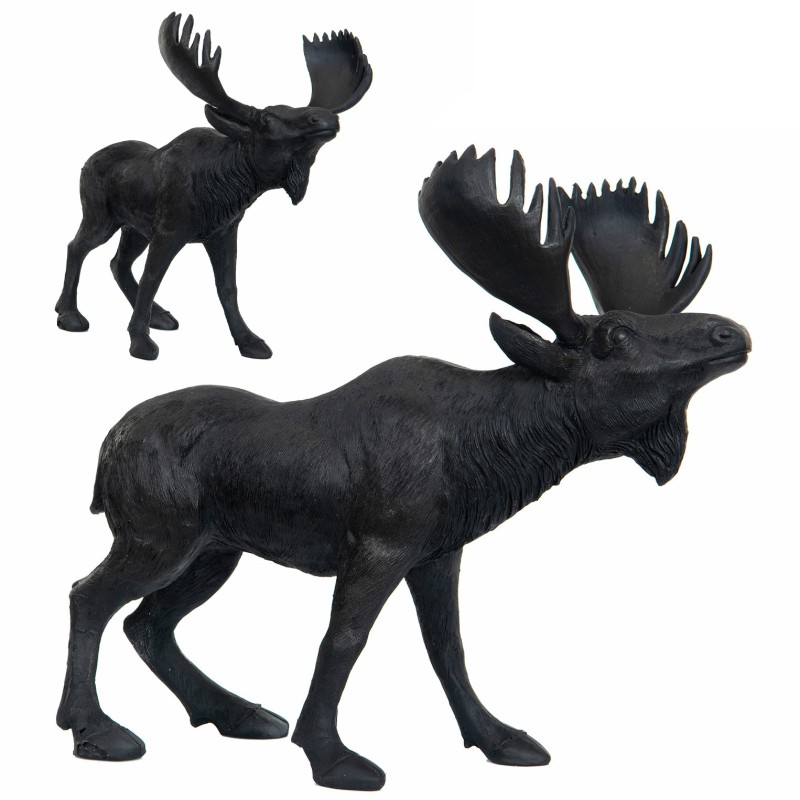 Figurka Łosia – Elegancki Czarny Mat