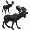Figurka Łosia – Elegancki Czarny Mat