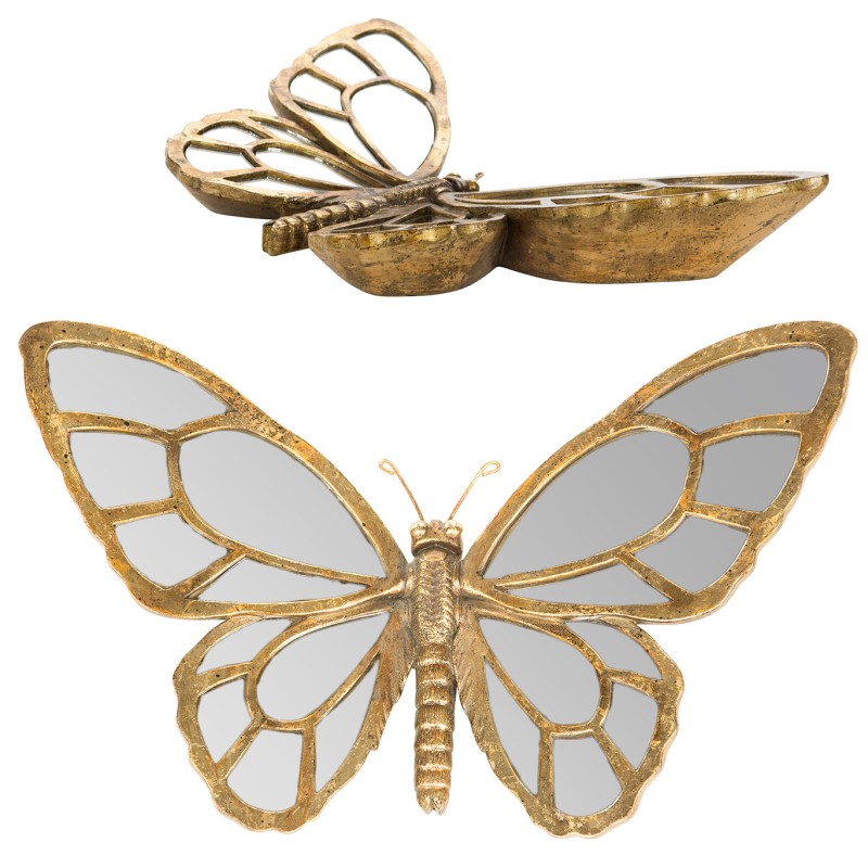 Lustro Dekoracyjne w Kształcie Motyla – Stylowy Dodatek do Wnętrza