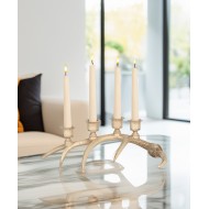 Świecznik Świąteczny Róg Jelenia - Elegancka Dekoracja na Święta