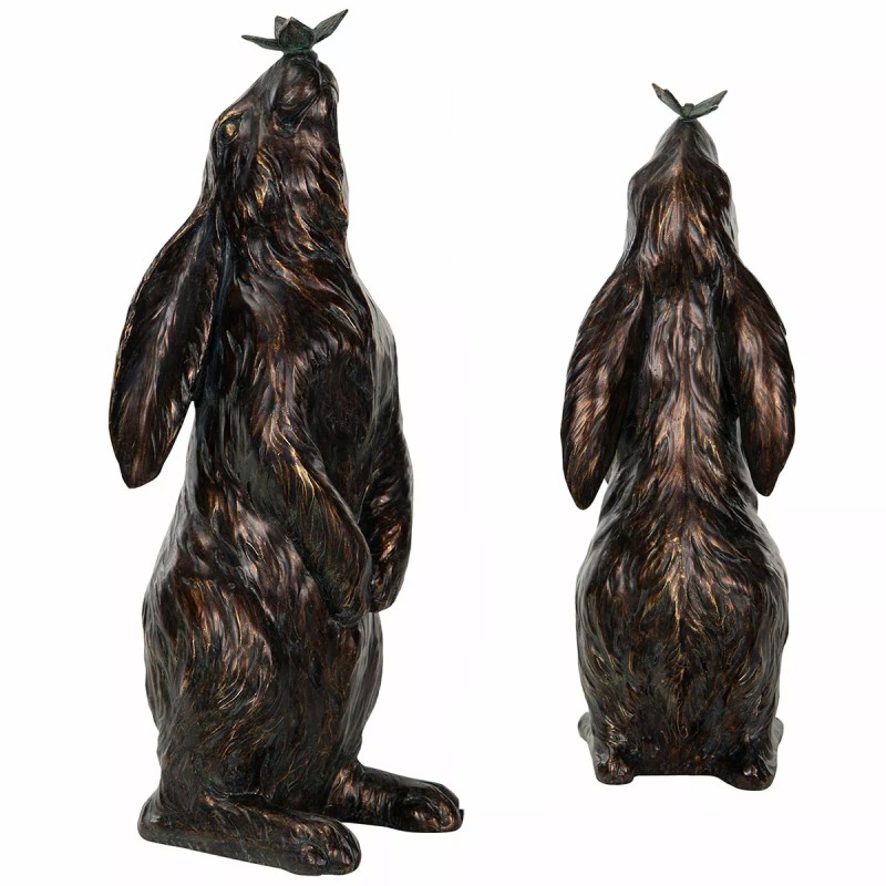 Dekoracyjna Figurka Zająca – Stylowy Dodatek do Wnętrz