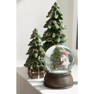 Duża Kula Śnieżna z Mikołajem i Choinką – Świąteczna Dekoracja