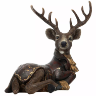 Figurka Świąteczna Renifer we Fraku – Elegancka Dekoracja