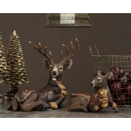 Figurka Świąteczna Renifer we Fraku – Elegancka Dekoracja