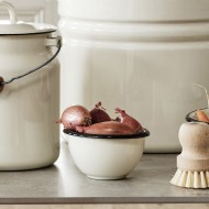 Klasyczna Miska z Białej Emalii – 0,4L