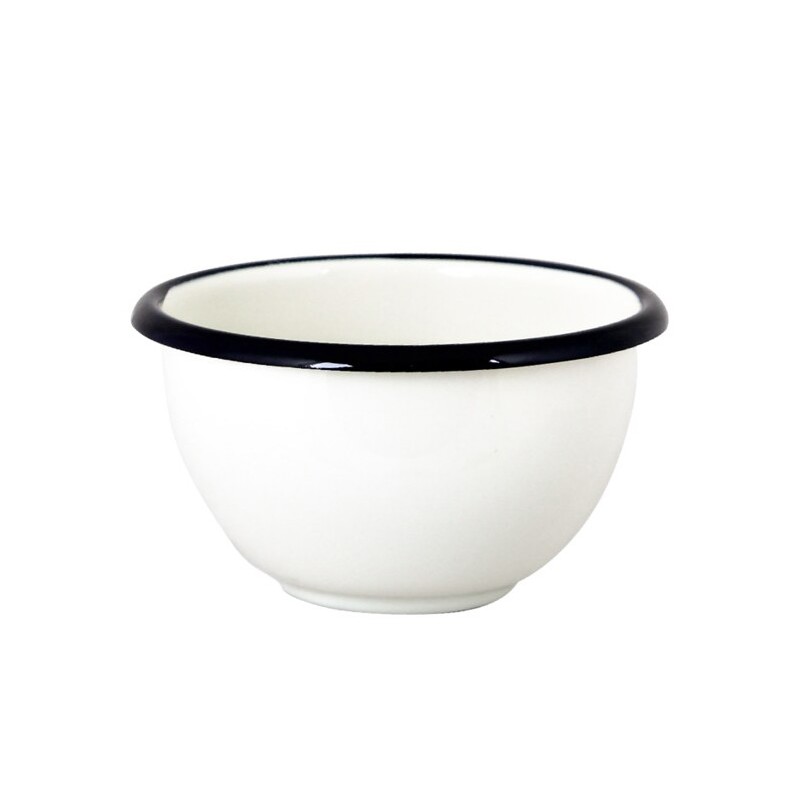 Klasyczna Miska z Białej Emalii – 0,4L