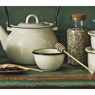 Klasyczna Miska z Białej Emalii – 0,4L