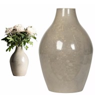 Duży Metalowy Wazon Szary – Stylowy i Trwały