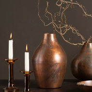 Duży Wazon Loftowy – Stylowy i Odporny na Rdzę