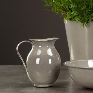 Emaliowana Konewka Szara – Stylowy Dzbanek 1.5L