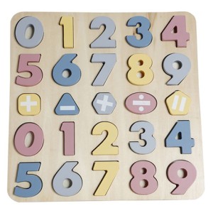 Drewniana układanka edukacyjna dla dzieci - Certyfikowana i bezpieczna