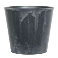 Szara Doniczka z Imitacją Kamienia – Nowoczesny Design