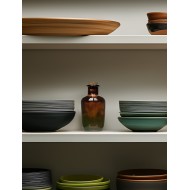 Szklana Butelka z Korkiem – Bursztynowa Elegancja do Kuchni i Dekoracji 250 ml