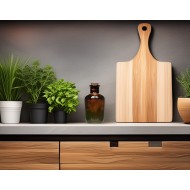 Szklana Butelka z Korkiem – Bursztynowa Elegancja do Kuchni i Dekoracji 250 ml