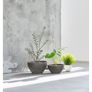 Doniczki Metalowe w Stylu Loft – Zestaw 2 Sztuk