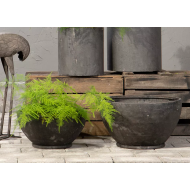 Doniczki Metalowe w Stylu Loft – Zestaw 2 Sztuk