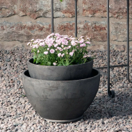 Doniczki Metalowe w Stylu Loft – Zestaw 2 Sztuk