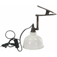 LAMPA z klipsem RETRO biała 14cm
