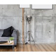 Lampa Podłogowa Loft – Srebrna, Industrialny Styl, E27
