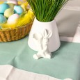 Wazon Wielkanocny Zajączek – Ceramiczny Biały Dekoracyjny