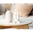 Wazon Wielkanocny Zajączek – Ceramiczny Biały Dekoracyjny
