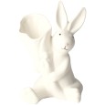 Wazon Wielkanocny Zajączek – Ceramiczny Biały Dekoracyjny