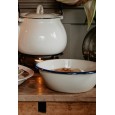 Klasyczna Emaliowana Miska – Biała misa 1500 ml