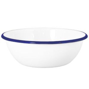 Klasyczna Emaliowana Miska – Biała misa 1500 ml