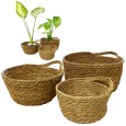 Zestaw Doniczek w Stylu Boho – Naturalne i Trwałe | Idealne Osłonki na Rośliny