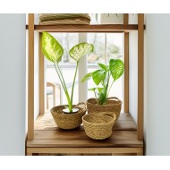 Zestaw Doniczek w Stylu Boho – Naturalne i Trwałe | Idealne Osłonki na Rośliny