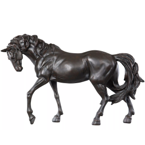 Figurka Dekoracyjna Czarny Koń – Duży i Wyjątkowy Dodatek
