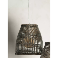 Klosz boho z trawy morskiej – naturalny abażur do lamp E27