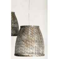 Klosz Abażur boho z trawy morskiej – naturalny abażur do lamp E27