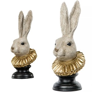 Figurka Wielkanocna Zając - Głowa Zająca - Idealna na Święta