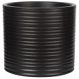 Czarna doniczka ceramiczna – matowa osłonka do nowoczesnych wnętrz