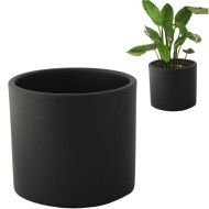 Donica Maria ceramiczna czarny mat |  Wysyłka w 24h!