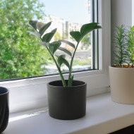 Donica Maria ceramika czarny mat |  Wysyłka w 24h!