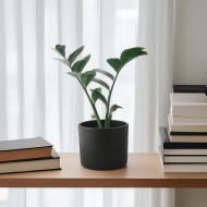 Donica Maria ceramika czarny mat |  Wysyłka w 24h!