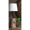 Lampa stołowa drewniana boho, drewno mango, styl skandynawski i retro, 53 cm, E27