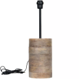 Lampa stołowa drewniana boho, drewno mango, styl skandynawski i retro, 53 cm, E27