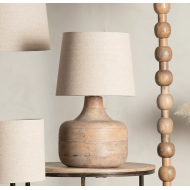 Abażur lniany beżowy, stożkowy, regulowane mocowanie, kompatybilny z E27 i E14, 35 cm